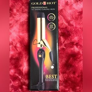 Gold n hot hair 1.25 inch curling iron.